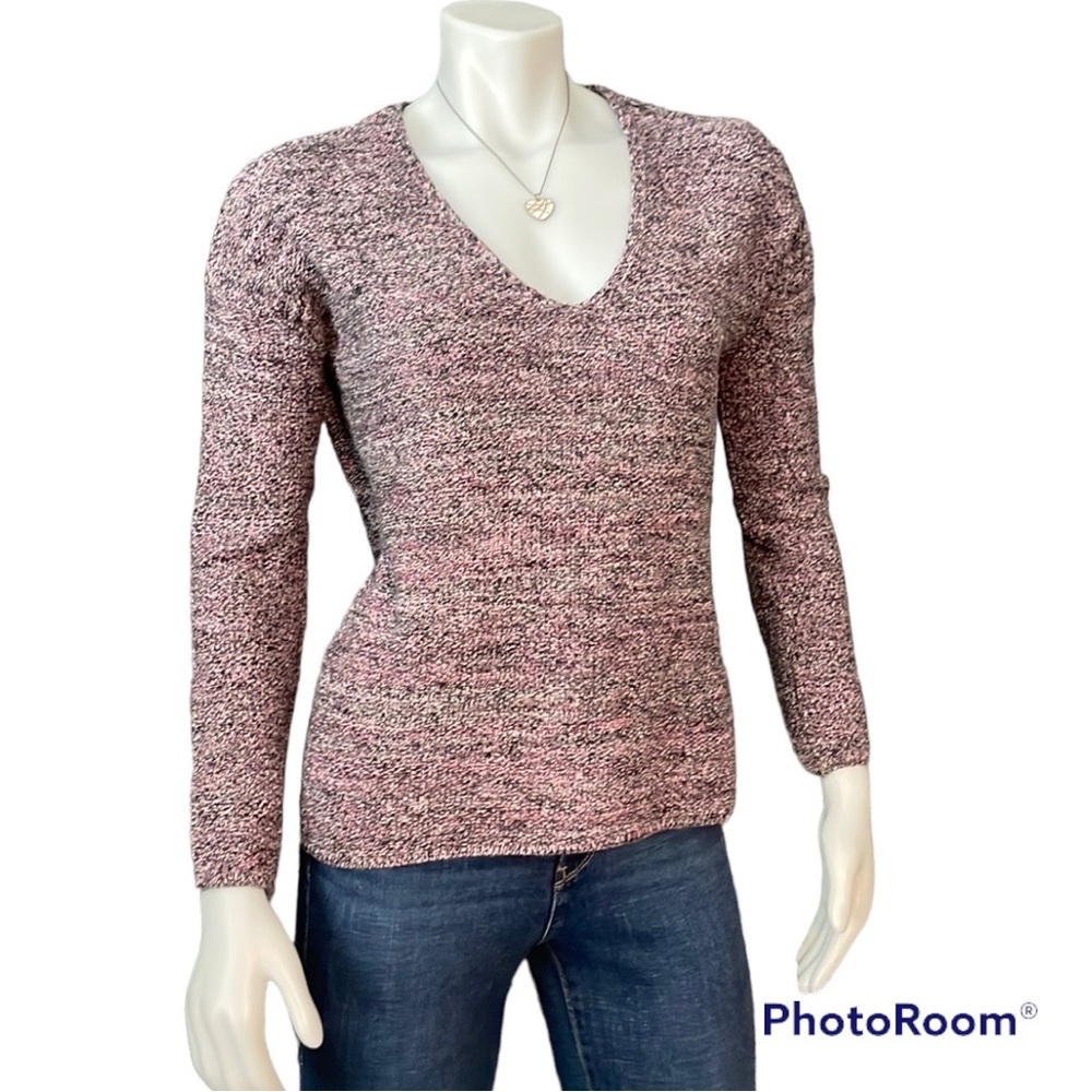 H&M Women’s V-neck Marled Sweater Size S